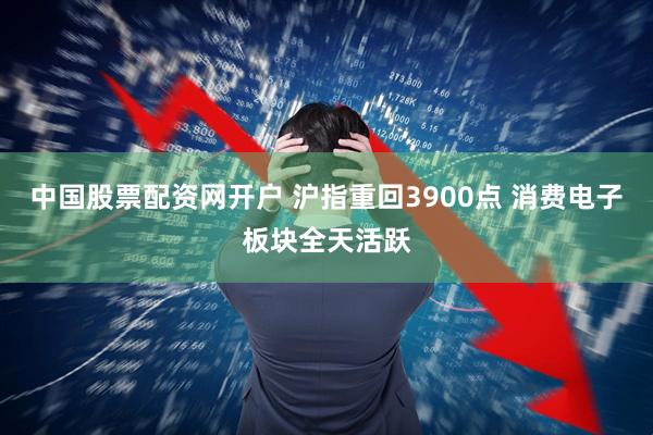中国股票配资网开户 沪指重回3900点 消费电子板块全天活跃